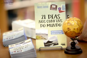 Lançamento Livro 21 Dias Nos Confins do Mundo, autor catarinense Henry Jenné, editora Novo Século e Livrarias Catarinense, Bal. Camboriú SC