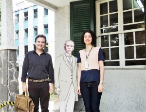 Visita do escritor henry jenné as bibliotecas do Rio de Janeiro fundação casa rui barbosa