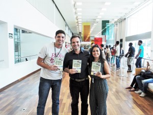 Visita do escritor henry jenné as bibliotecas do Rio de Janeiro