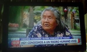 cristina calderon eleita nova heroina do chile em TV chilena